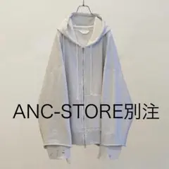 DAMAGE ZIP-UP HOODIE 伊勢丹限定 ANCELLM DAMAGE ZIP-UP HOODIE 伊勢丹限定 ANCELLM - メルカリ