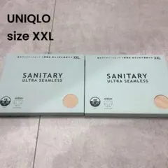 新品 UNIQLO XXL2枚 エアリズム吸水サニタリーショーツ ヒップハンガー