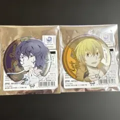 文豪ストレイドッグス メタリック缶バッチ 太宰・宮澤