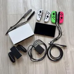 ニンテンドースイッチ 有機EL本体 NEO GRIPとProコン付 - メルカリ