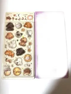 正規品 きゅるるんシール　ふわふわanimals 2点