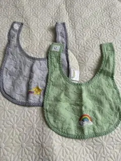 ホットマン　スタイ・よだれかけ 2枚セット サイズ80