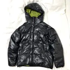 ■訳あり■00s ミレー MILLET リバーシブル フードダウンジャケット　黒