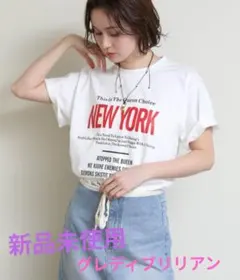 新品未使用グレディブリリアン　Re Fiina NEW YORK ロゴ Tシャツのサムネイル