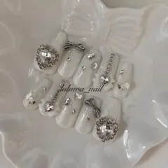 ネイルチップ オーダー現品 韓国 ワンホン 量産型 フレンチガーリー スナ系