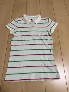 OLD NAVYストライプ ポロシャツ 半袖【R712120】