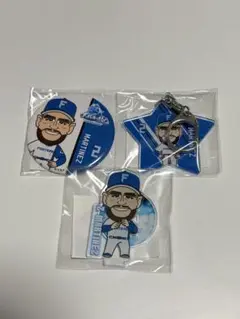 アリエルマルティネス缶バッジ、キーホルダー、アクリルスタンド　ファイターズガチャ