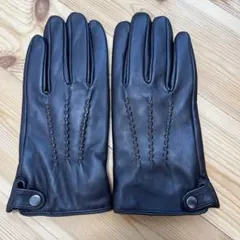 【美品】COMME CA ISM レザー手袋 黒