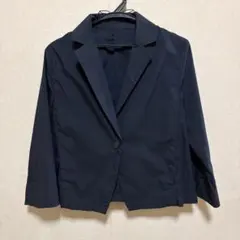 GLOBAL WORK ネイビー テーラードジャケット Lサイズのサムネイル