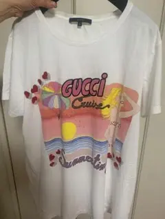 【GUCCI】Tシャツ XL ホワイト プリント グッチ レディース メンズ可のサムネイル
