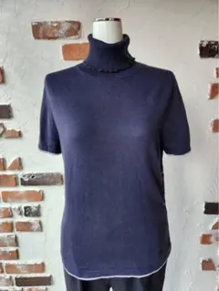 Paul Smith BLACK半袖タートルネックニット②