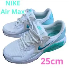 1回着用未使用に近い 美品 NIKE Air Max ホワイト ブルー 25cm