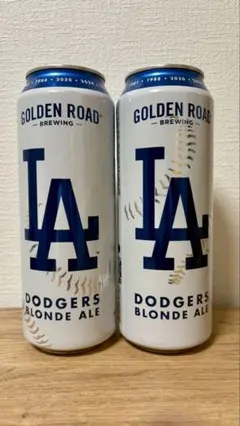 DODGERS ドジャース　ビール　空き缶２本セット　スタジアム限定品