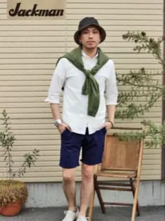 ジャックマン Jackman ドツメ ショートパンツ ネイビー ハーフパンツSのサムネイル