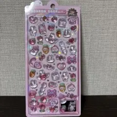 【正規品】ボンボンドロップシール ももいろボンボン うさぎ リボン