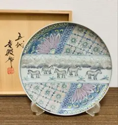 佐藤走波　染付　大鉢　盛鉢 195074bcf4e2b2c66d0dc853a49cfb