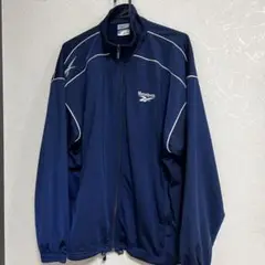 古着　Reebok リーボック ジャージ　トラックジャケット　ネイビー　S