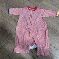 ホットビスケッツ　クマ刺繍ロンパース