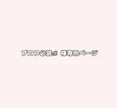 2026年最新】プロフ必読様の人気アイテム - メルカリ