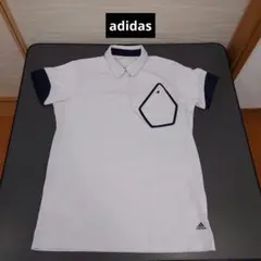 adidas　アディダス　半袖ポロシャツ　メンズ　ホワイトのサムネイル