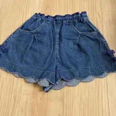 メゾピアノ デニムショートパンツ