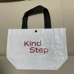 Kind Step ロゴ入り エコバッグ ホワイト