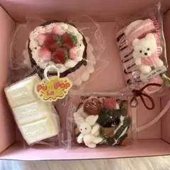 kikisquishy XLいちごホールケーキ ぼやぼや　セット