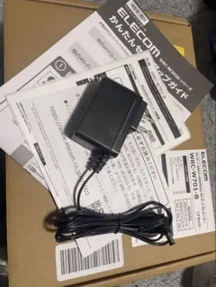 ELECOM WRK-2701-B 無線LANルーター Cat8LANケーブル付