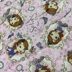 ちいさなプリンセス ソフィア キルティング生地 ピンク