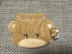 mikko ラテちゃん もぐもぐパーティー フェイス巾着