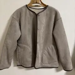 リバーシブル　フェイクムートン／ボアジャケット