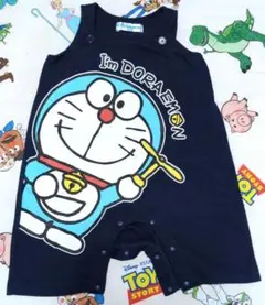 ドラえもん ロンパース 90 ネイビー