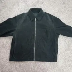 GU ダークグリーン コーデュロイ ジャケット S