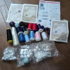 手まり 手作りキット 糸巻き 刺繍糸 セット