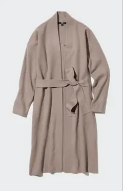 ユニクロ☆スフレヤーンベルテッドニットコート☆