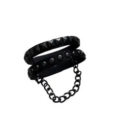 アクセサリー 00s leather star studs chain bangle 00s leather star studs chain bangle - メルカリ