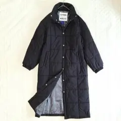 CITEN パテッドIラインマキシコート　F　ブラック