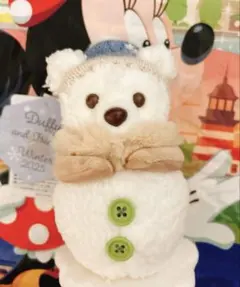 ダッフィー　肩のせ　ぬいぐるみ　シークレットオブスノーウィーデイ　クリスマス