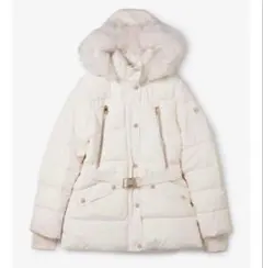 MICHAELKORSマイケルコースベルテッドフォー ジップパファージャケットL