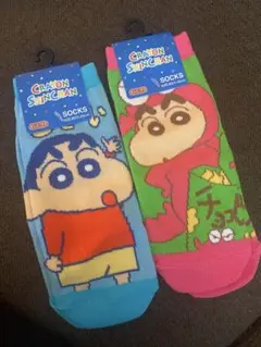 クレヨンしんちゃん キャラクターソックス 2足セット