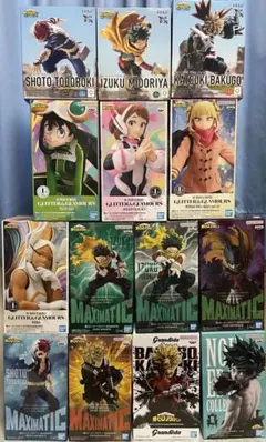 16点セット】僕のヒーローアカデミア フィギュア まとめ売り デク 爆豪