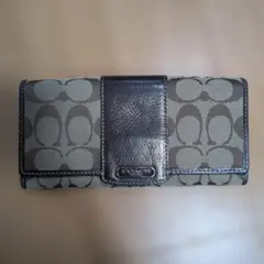 COACH シグネチャー 長財布 ブラウン