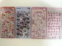 【国内正規品】【即日発送】ボンボンドロップシール　サンリオ　4枚セット