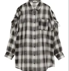 earth 2way シャツ チェック