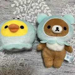 リラックマ シマエナガ ゆきぐにスーベニア ぶらさげぬいぐるみ - メルカリ