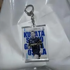 ガンバ大阪 グッズ キーホルダー 倉田秋 ユニフォーム モフレム 宇佐美