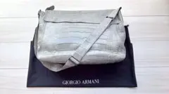 【Giorgio Armani】クロコダイル　メッセンジャーバッグのサムネイル