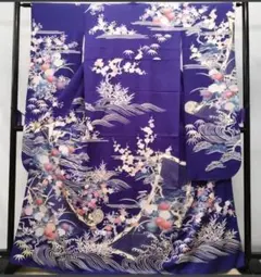 難あり　正絹振袖　仕立て上がり品　糸ツレ・スレあり 難あり 正絹振袖 仕立て上がり品 糸ツレあり - メルカリ