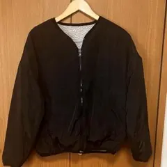 リバーシブルボアブルゾン ボアジャケット ブルゾン M 150-160