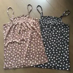 値下げしました！【美品】花柄キャミソール 2枚セット Mサイズ